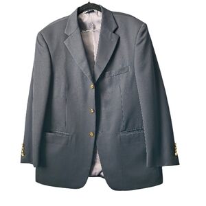 Linea Uomo Wool Dark Navy Blazer 42 Short